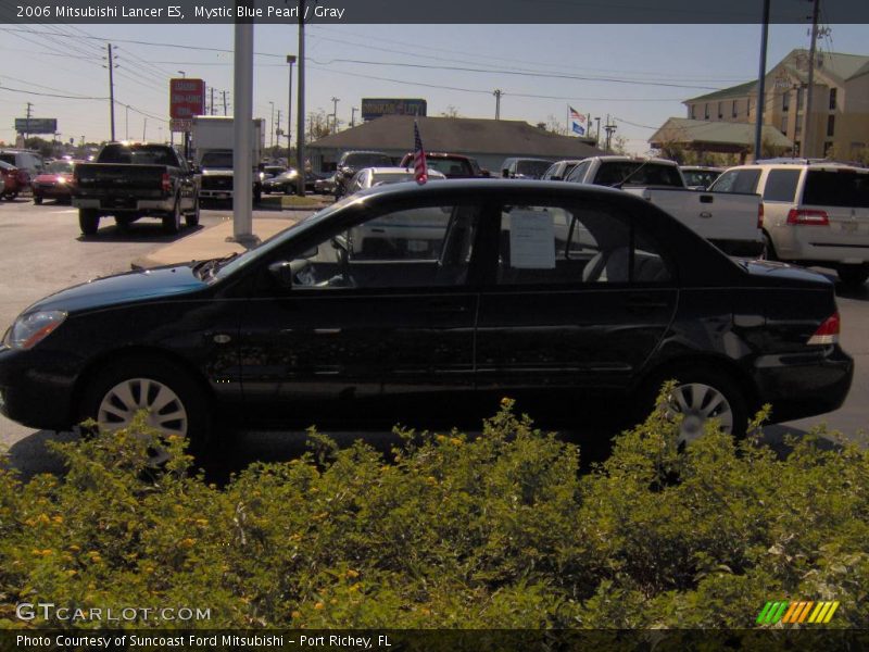 Mystic Blue Pearl / Gray 2006 Mitsubishi Lancer ES