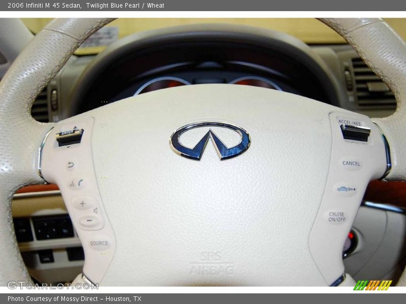 Twilight Blue Pearl / Wheat 2006 Infiniti M 45 Sedan