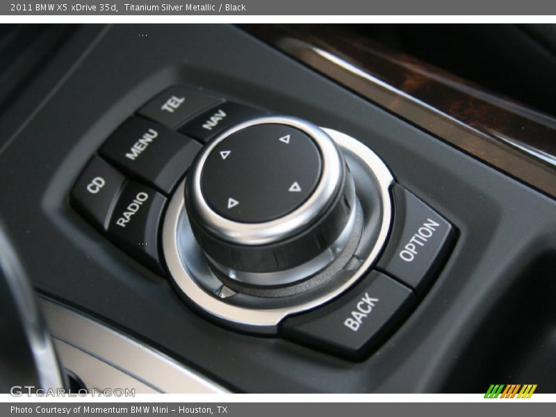 Titanium Silver Metallic / Black 2011 BMW X5 xDrive 35d