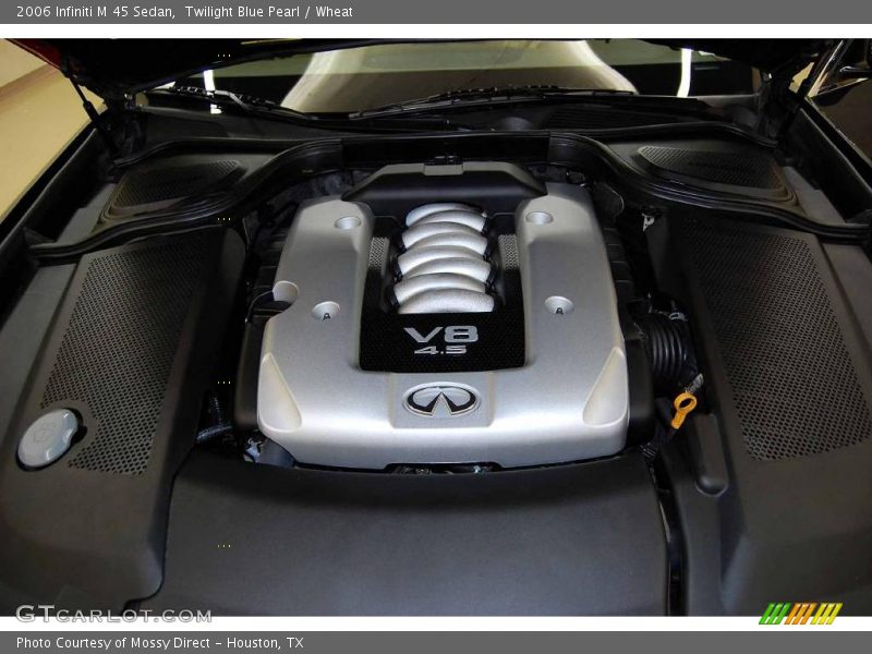 Twilight Blue Pearl / Wheat 2006 Infiniti M 45 Sedan