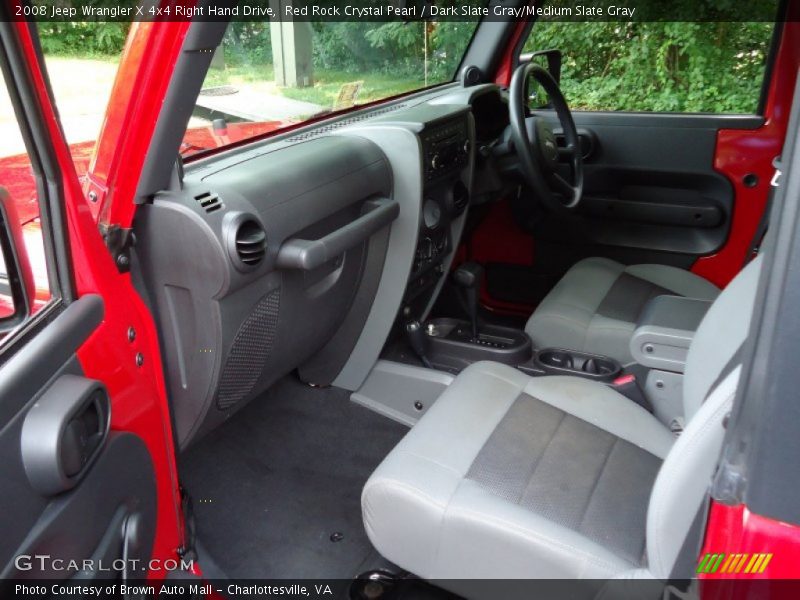  2008 Wrangler X 4x4 Right Hand Drive Dark Slate Gray/Medium Slate Gray Interior