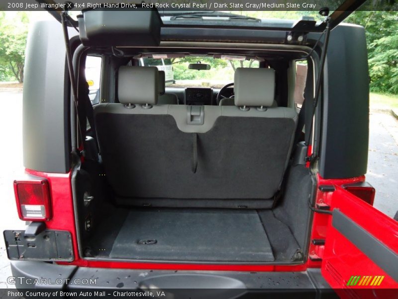  2008 Wrangler X 4x4 Right Hand Drive Trunk