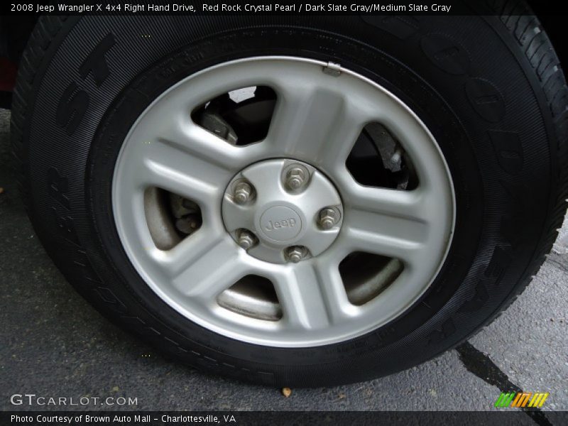  2008 Wrangler X 4x4 Right Hand Drive Wheel
