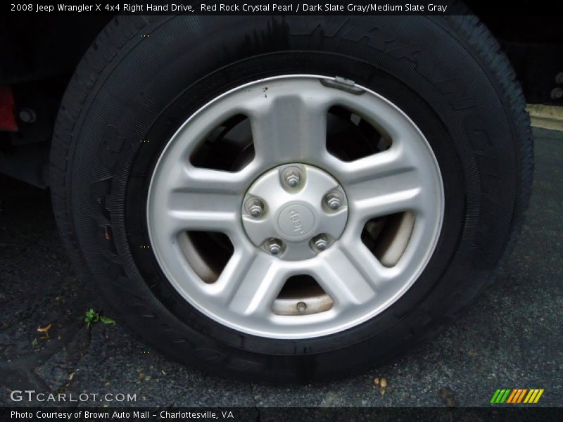  2008 Wrangler X 4x4 Right Hand Drive Wheel