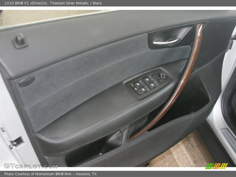 Titanium Silver Metallic / Black 2010 BMW X3 xDrive30i