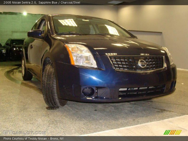 Sapphire Blue / Charcoal/Steel 2008 Nissan Sentra 2.0