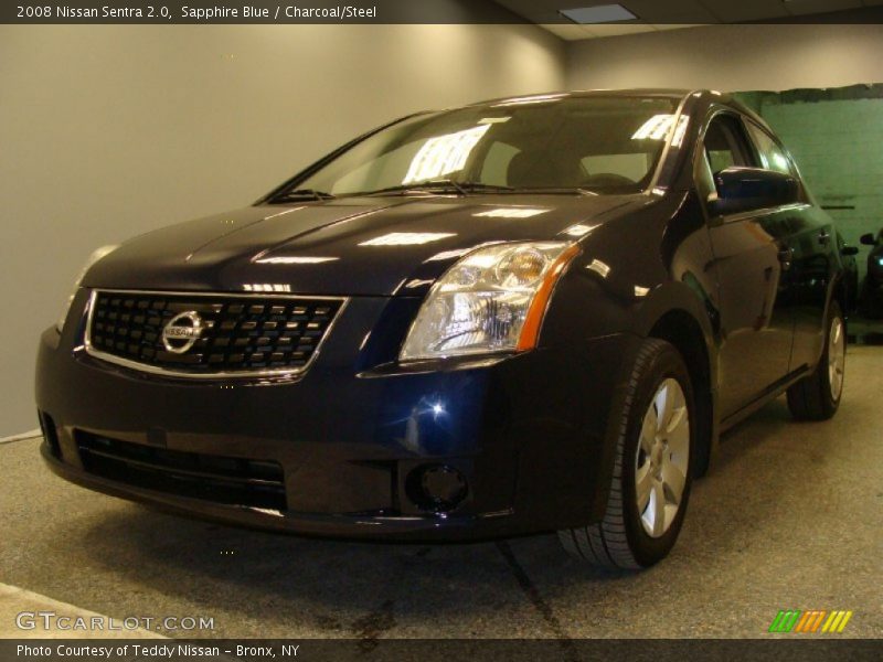 Sapphire Blue / Charcoal/Steel 2008 Nissan Sentra 2.0