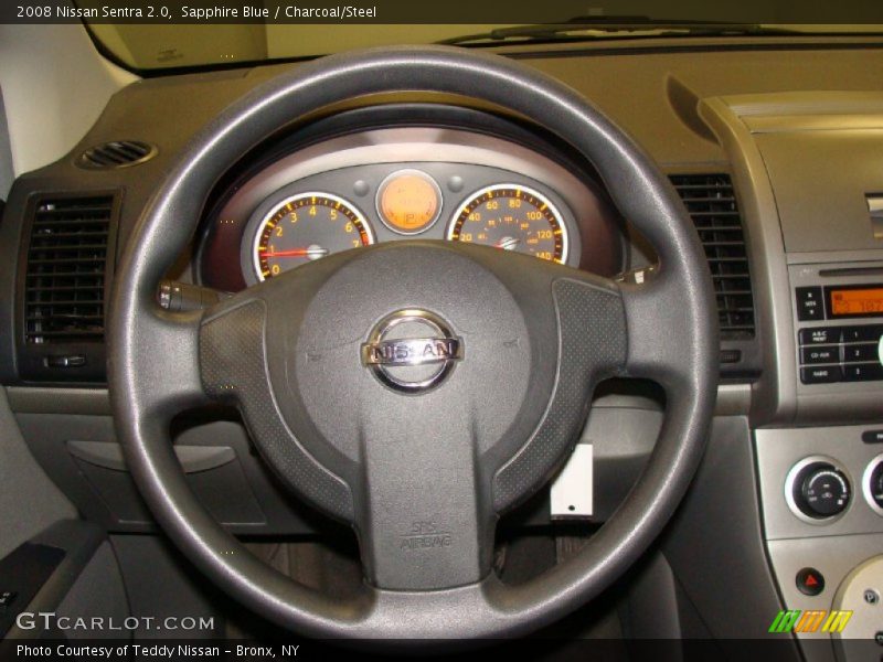 Sapphire Blue / Charcoal/Steel 2008 Nissan Sentra 2.0