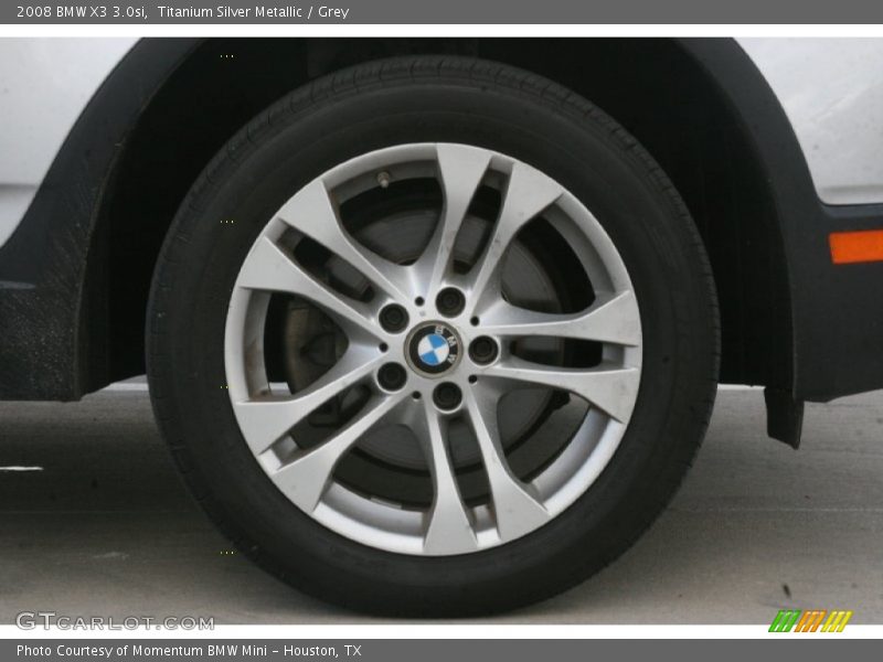 Titanium Silver Metallic / Grey 2008 BMW X3 3.0si