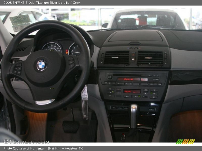 Titanium Silver Metallic / Grey 2008 BMW X3 3.0si