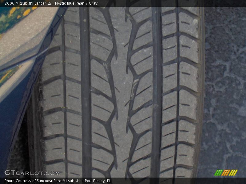 Mystic Blue Pearl / Gray 2006 Mitsubishi Lancer ES