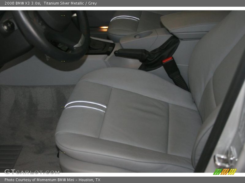 Titanium Silver Metallic / Grey 2008 BMW X3 3.0si