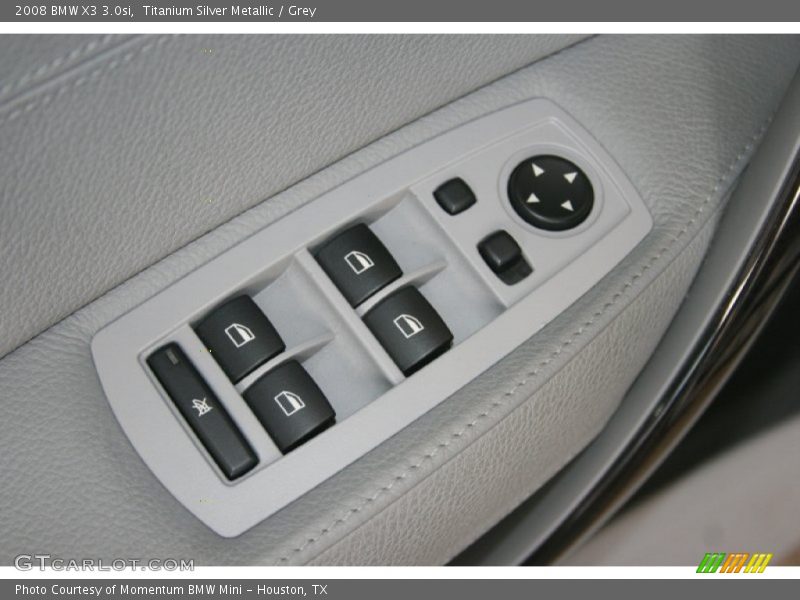 Titanium Silver Metallic / Grey 2008 BMW X3 3.0si