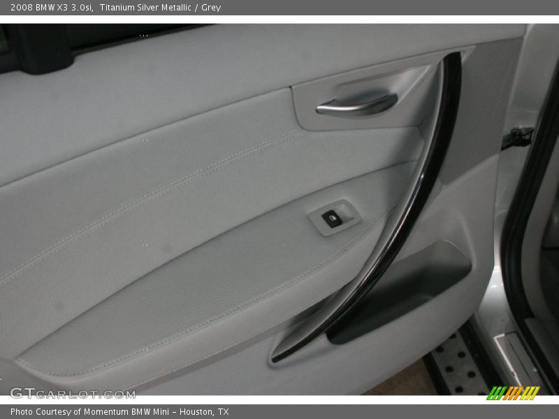 Titanium Silver Metallic / Grey 2008 BMW X3 3.0si