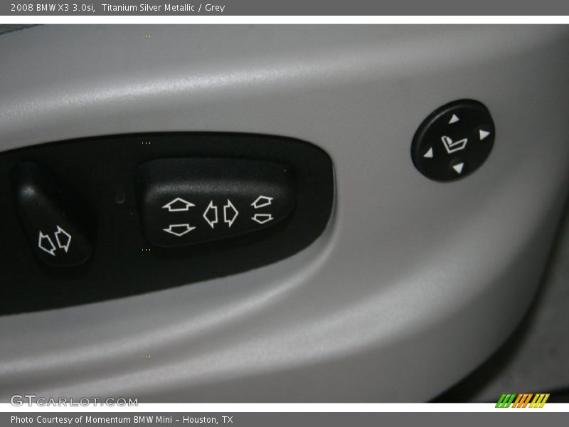 Titanium Silver Metallic / Grey 2008 BMW X3 3.0si