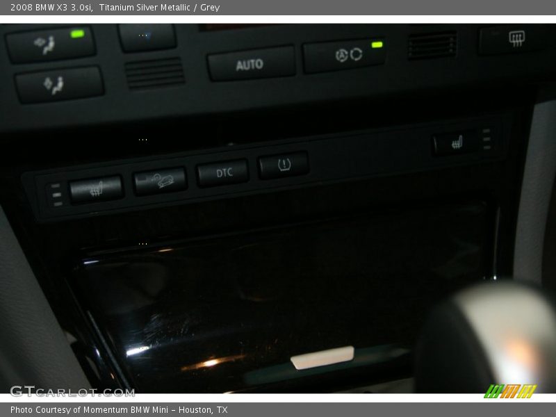 Titanium Silver Metallic / Grey 2008 BMW X3 3.0si