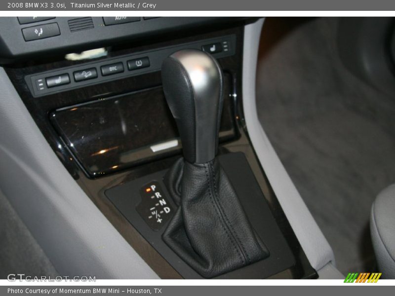 Titanium Silver Metallic / Grey 2008 BMW X3 3.0si