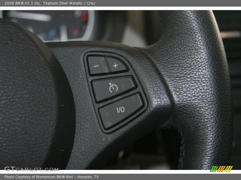 Titanium Silver Metallic / Grey 2008 BMW X3 3.0si