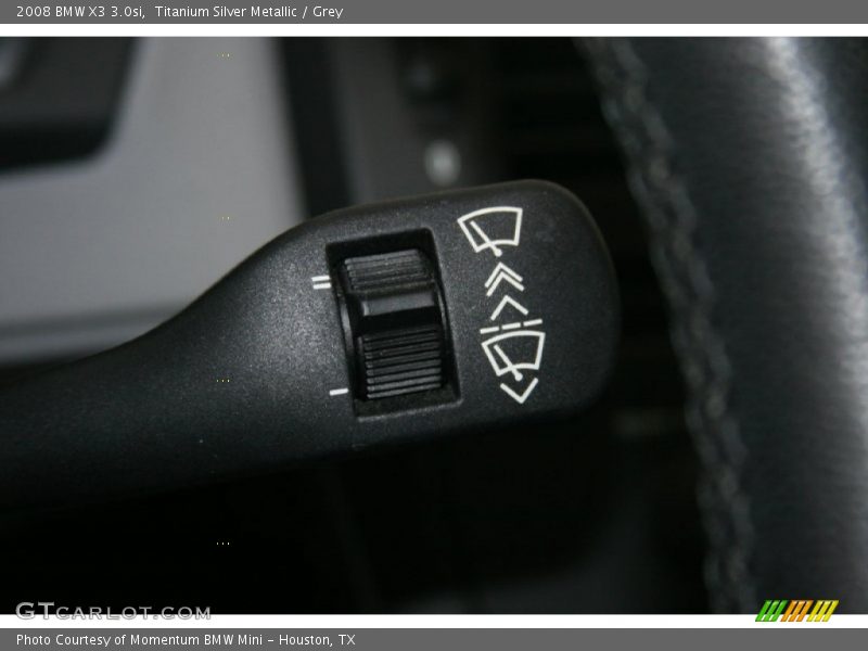 Titanium Silver Metallic / Grey 2008 BMW X3 3.0si