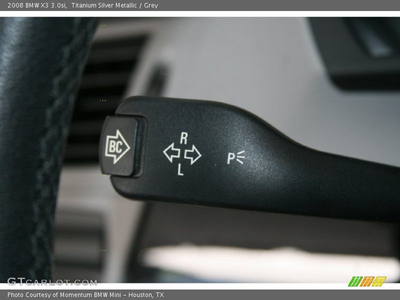 Titanium Silver Metallic / Grey 2008 BMW X3 3.0si