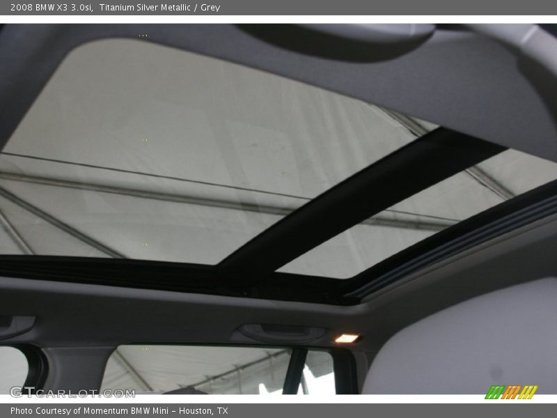 Titanium Silver Metallic / Grey 2008 BMW X3 3.0si