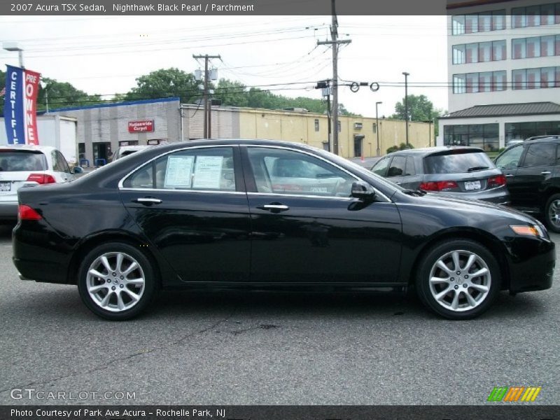 Nighthawk Black Pearl / Parchment 2007 Acura TSX Sedan
