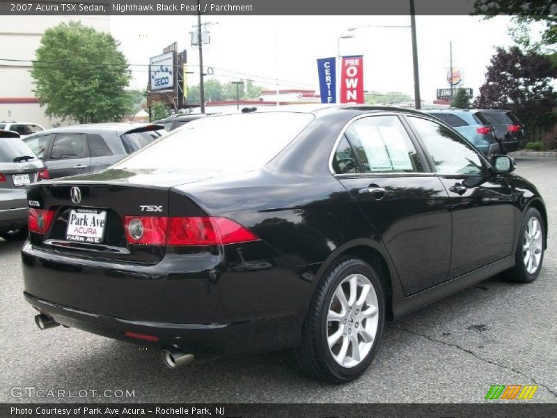 Nighthawk Black Pearl / Parchment 2007 Acura TSX Sedan