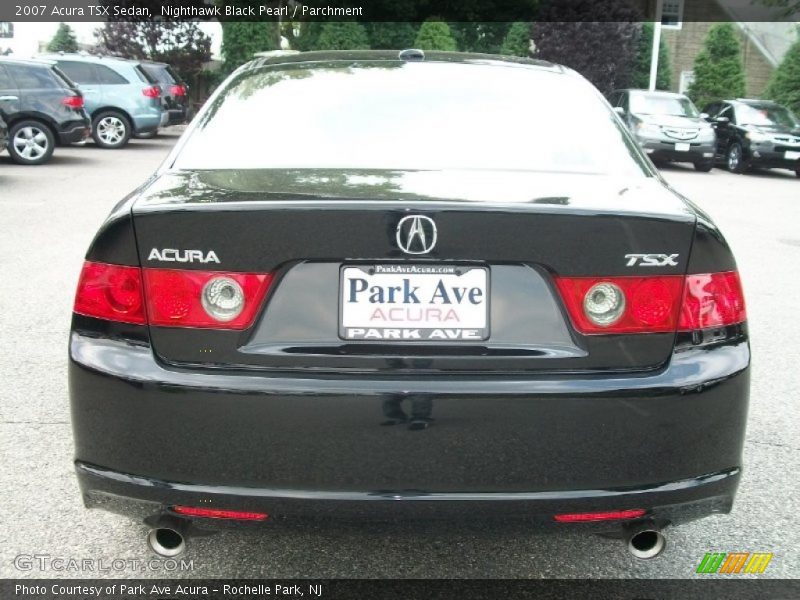 Nighthawk Black Pearl / Parchment 2007 Acura TSX Sedan