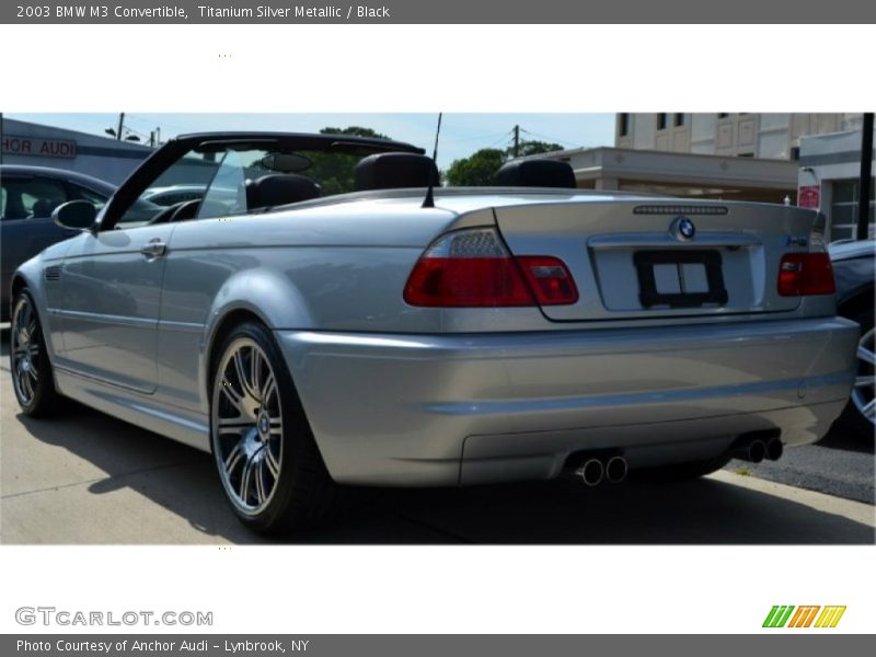 Titanium Silver Metallic / Black 2003 BMW M3 Convertible