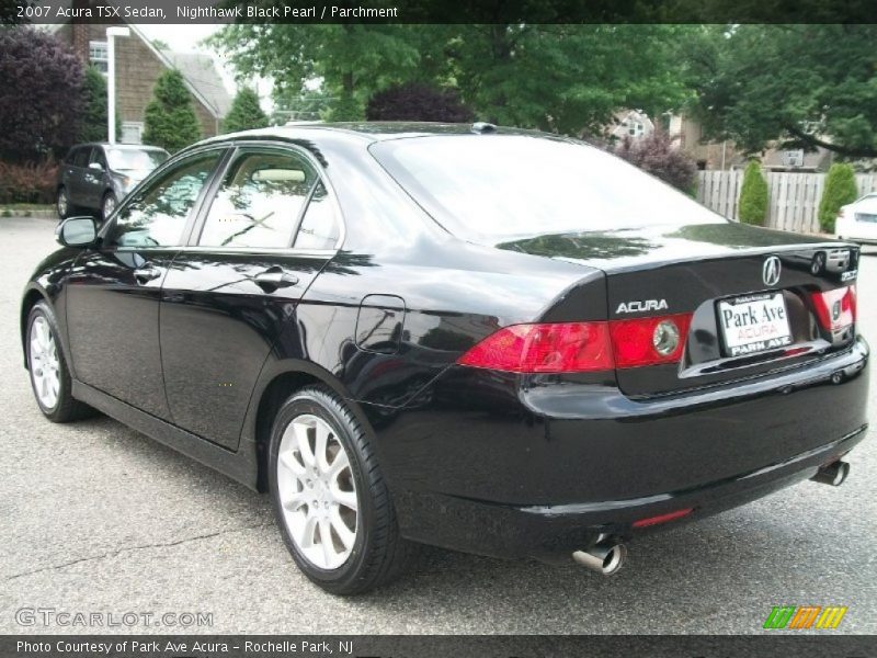 Nighthawk Black Pearl / Parchment 2007 Acura TSX Sedan