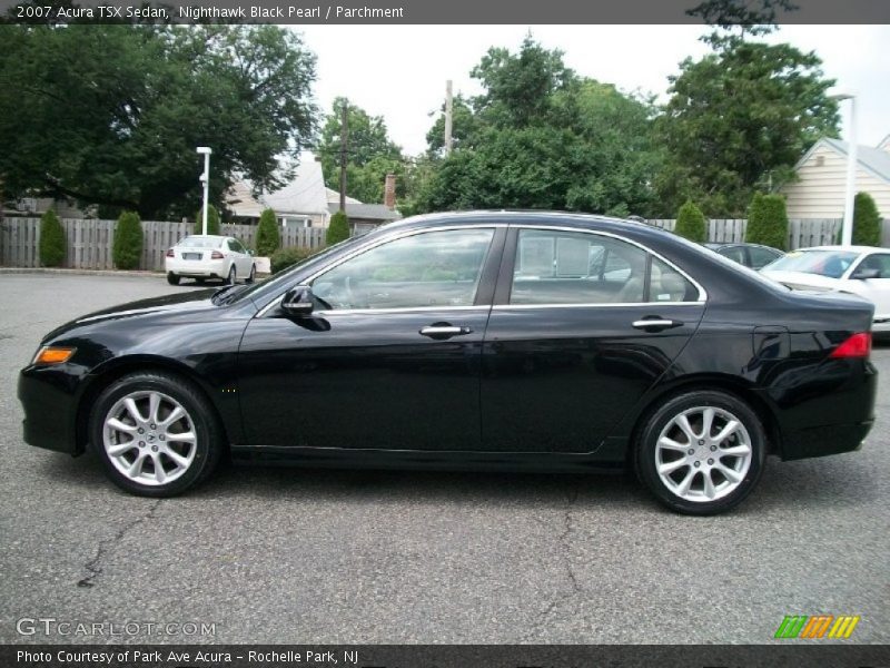 Nighthawk Black Pearl / Parchment 2007 Acura TSX Sedan