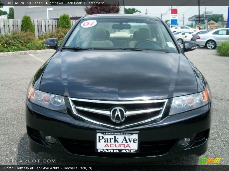 Nighthawk Black Pearl / Parchment 2007 Acura TSX Sedan