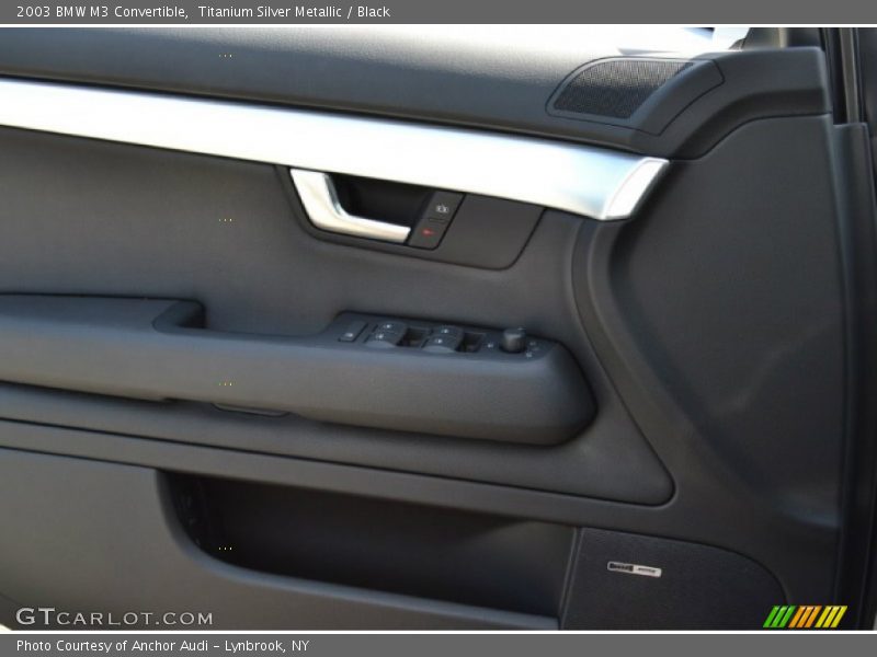 Titanium Silver Metallic / Black 2003 BMW M3 Convertible