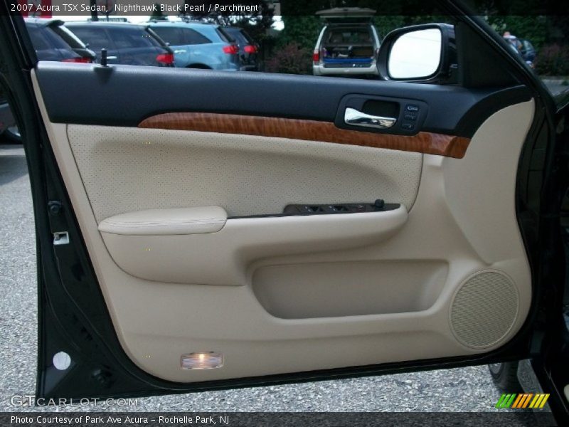 Nighthawk Black Pearl / Parchment 2007 Acura TSX Sedan