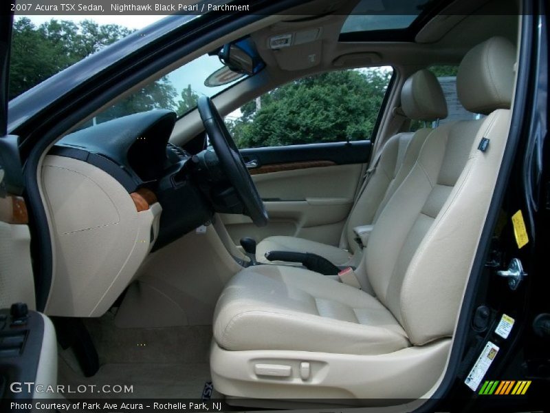Nighthawk Black Pearl / Parchment 2007 Acura TSX Sedan