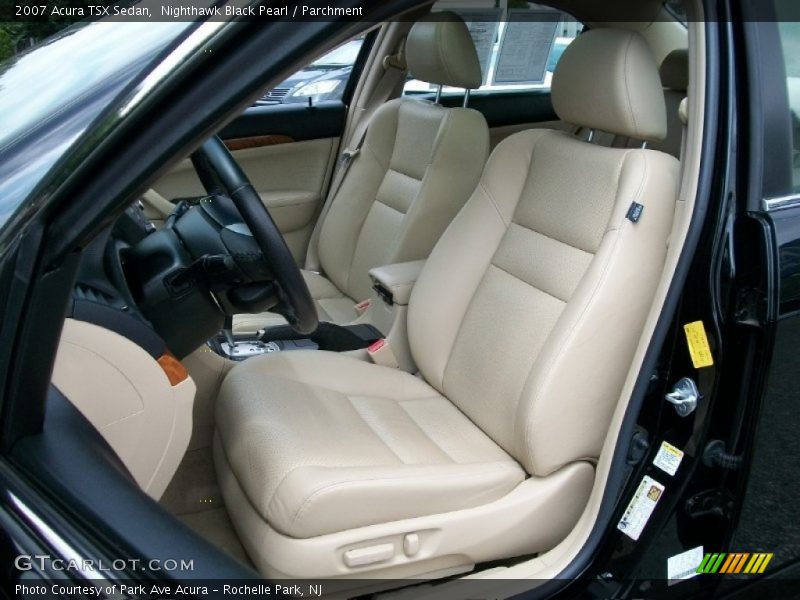 Nighthawk Black Pearl / Parchment 2007 Acura TSX Sedan
