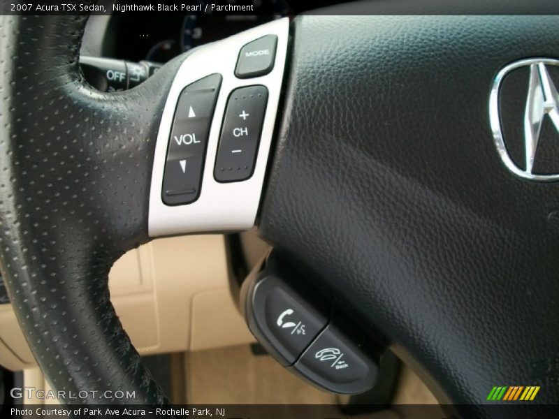 Nighthawk Black Pearl / Parchment 2007 Acura TSX Sedan