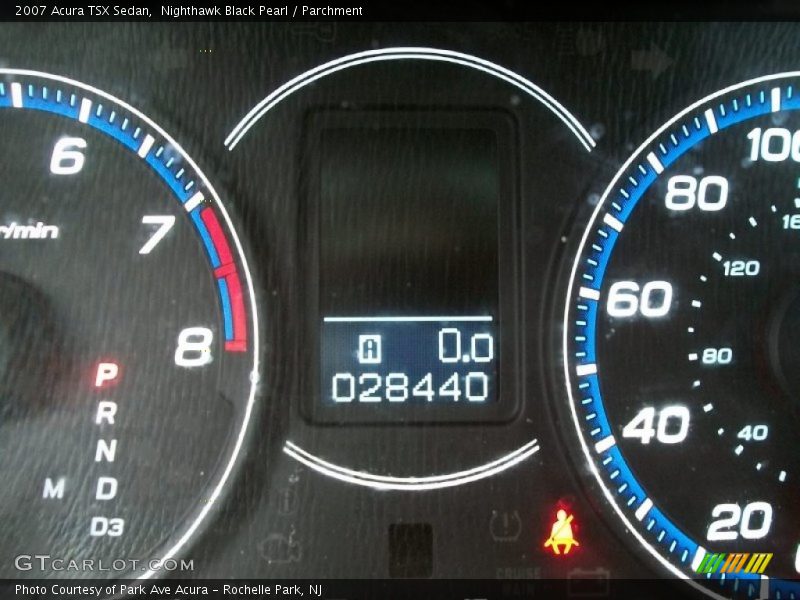 Nighthawk Black Pearl / Parchment 2007 Acura TSX Sedan