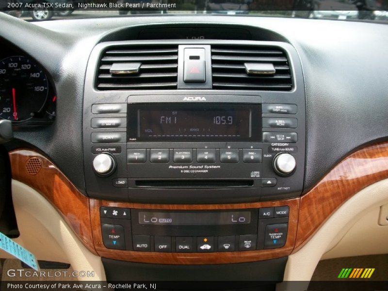 Nighthawk Black Pearl / Parchment 2007 Acura TSX Sedan