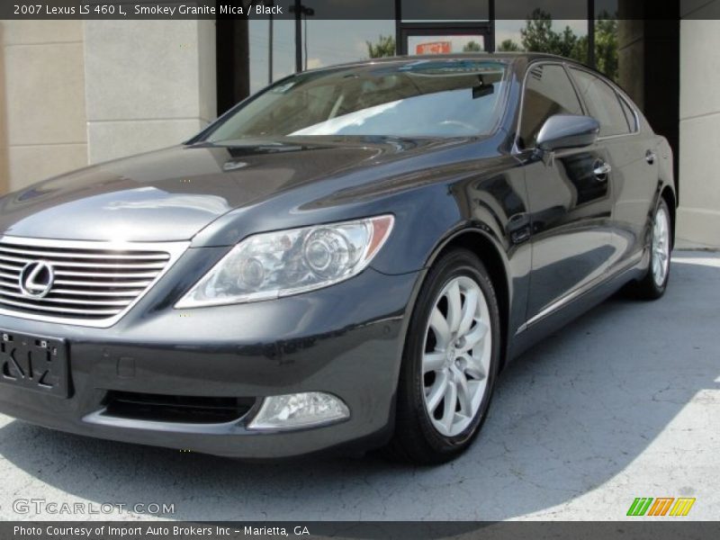Smokey Granite Mica / Black 2007 Lexus LS 460 L