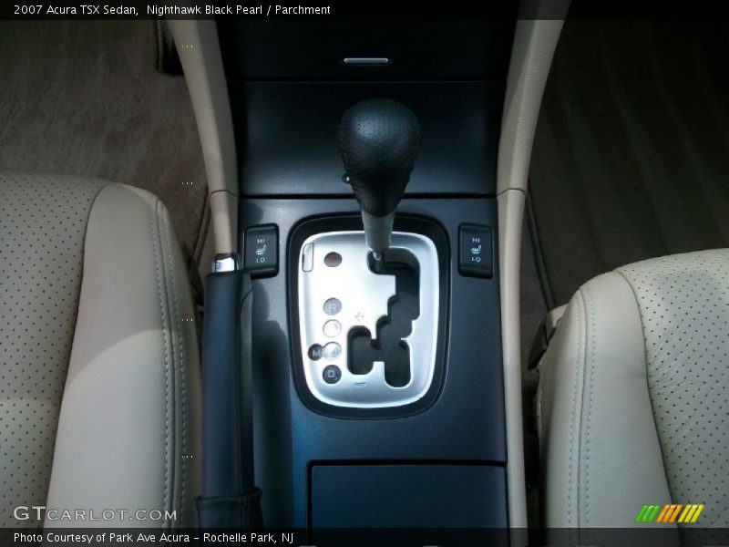 Nighthawk Black Pearl / Parchment 2007 Acura TSX Sedan