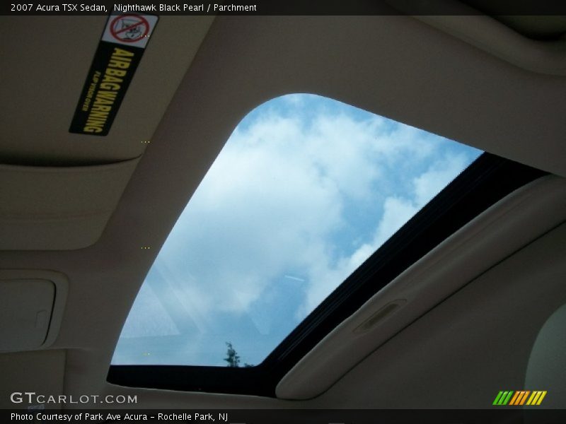 Nighthawk Black Pearl / Parchment 2007 Acura TSX Sedan