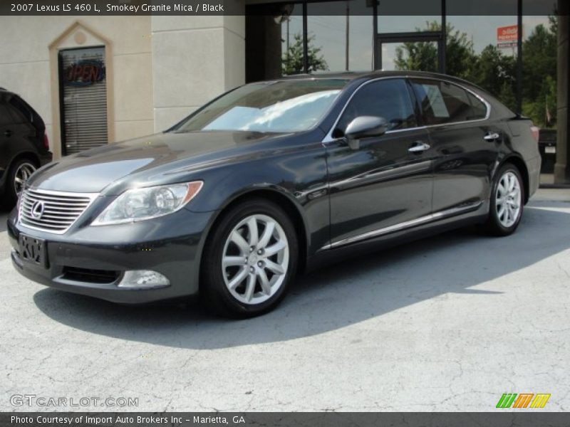 Smokey Granite Mica / Black 2007 Lexus LS 460 L