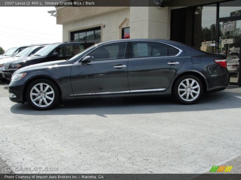 Smokey Granite Mica / Black 2007 Lexus LS 460 L