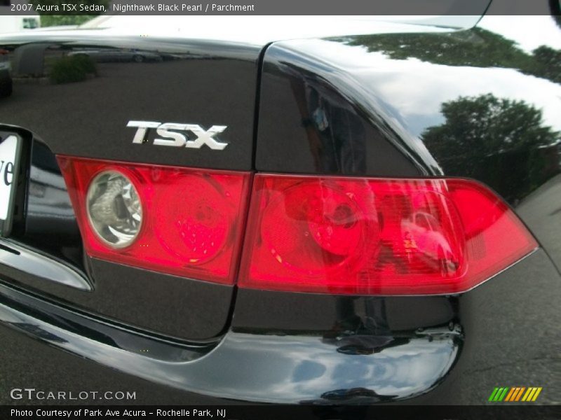 Nighthawk Black Pearl / Parchment 2007 Acura TSX Sedan