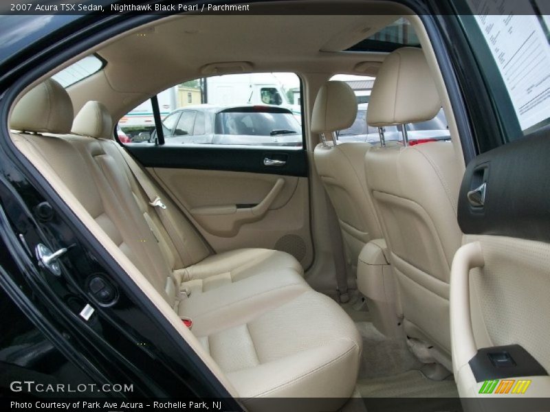 Nighthawk Black Pearl / Parchment 2007 Acura TSX Sedan