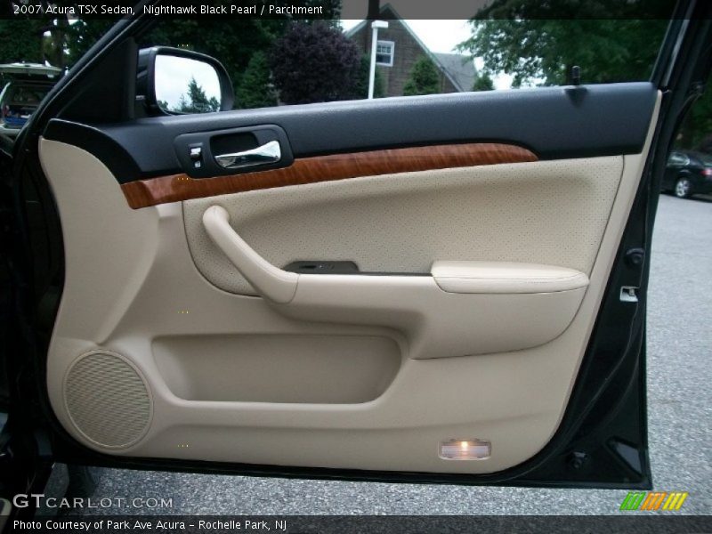Nighthawk Black Pearl / Parchment 2007 Acura TSX Sedan