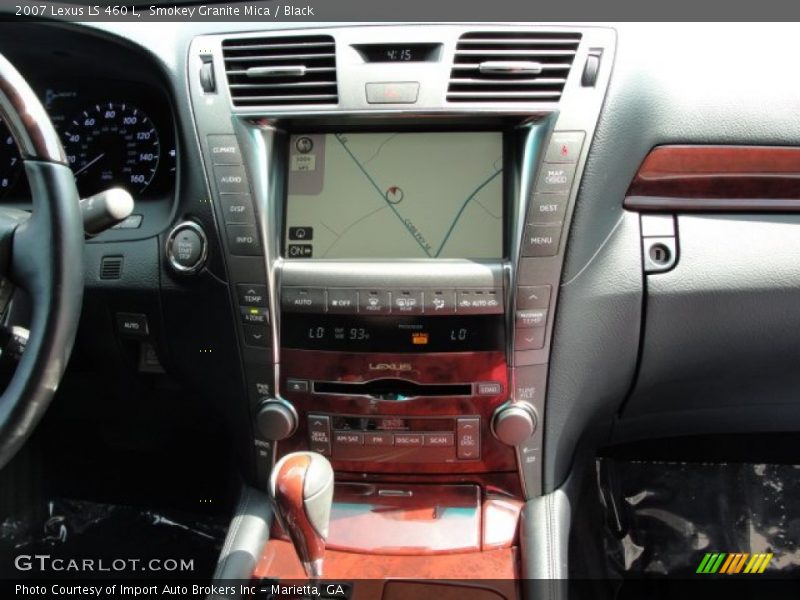 Smokey Granite Mica / Black 2007 Lexus LS 460 L