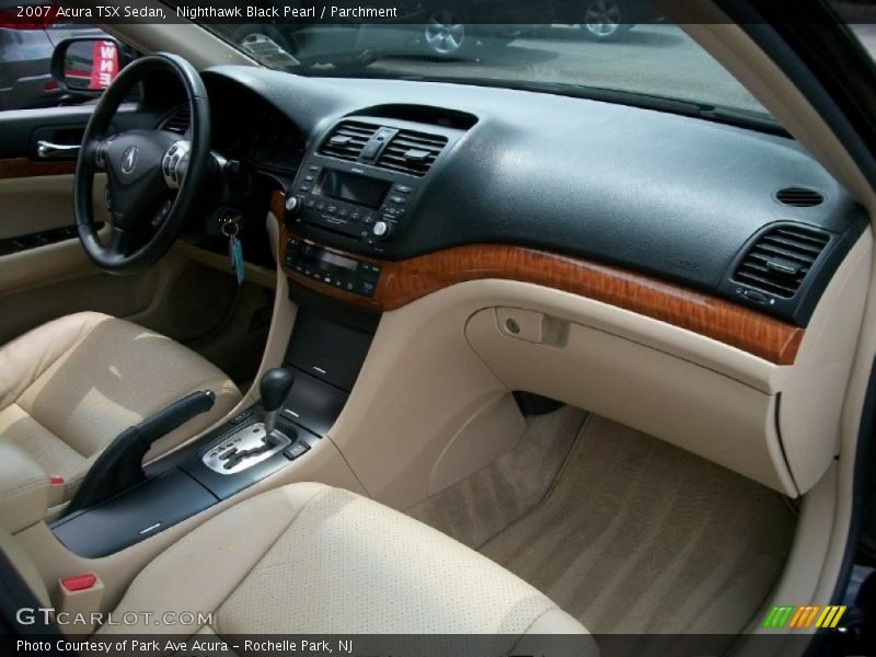Nighthawk Black Pearl / Parchment 2007 Acura TSX Sedan