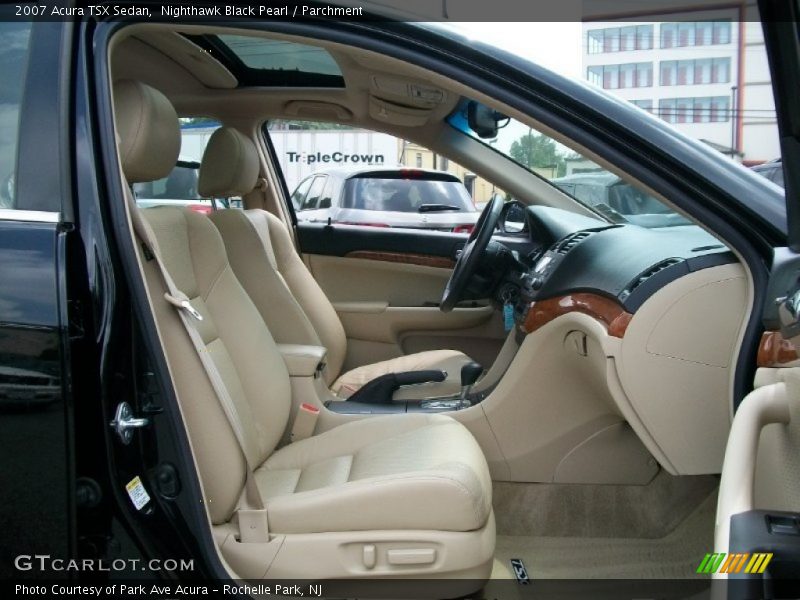Nighthawk Black Pearl / Parchment 2007 Acura TSX Sedan